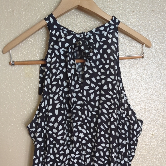 ⚡3x1 Bundle Dresses Cœur de Vague Black and White Halter Dress - Picture 3 of 12